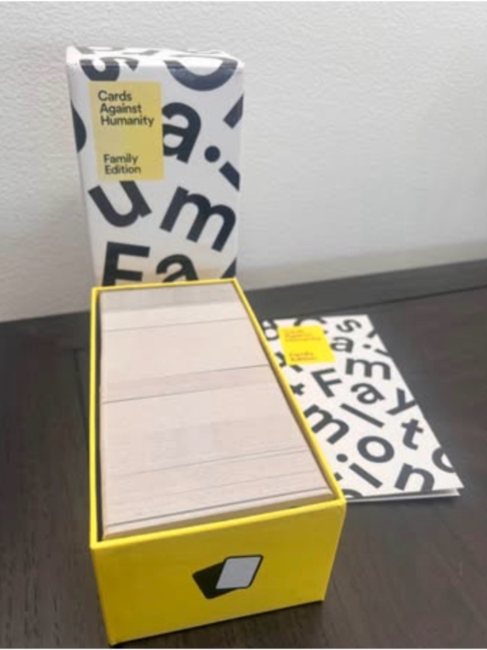 NEW NEVER USED Cards Against Humanity Family Edition Card Game
